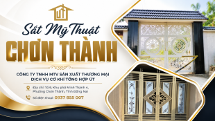 Sắt Mỹ Thuật Chơn Thành – Đơn Vị Thi Công Uy Tín, Thiết Kế Đẹp Theo Yêu Cầu