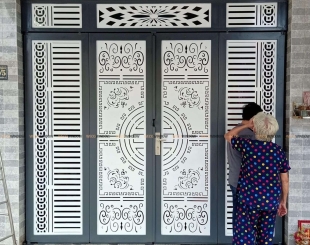 Mẫu cửa cổng 4