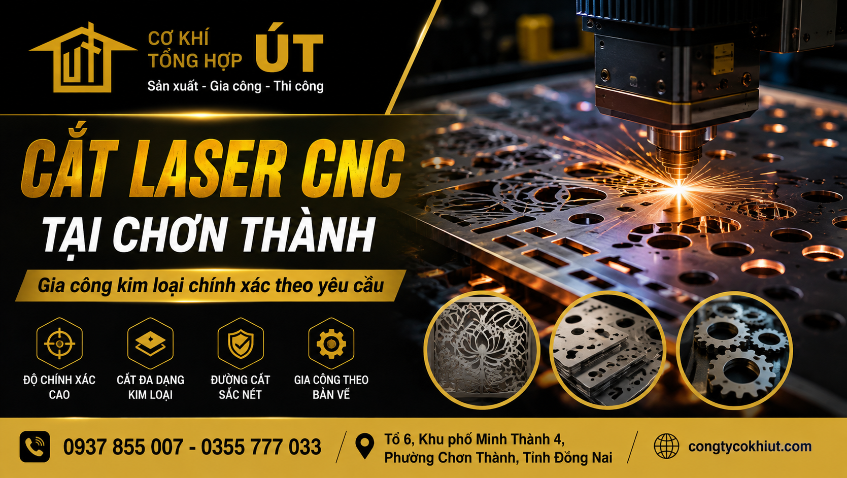 Cắt Laser CNC Tại Chơn Thành 